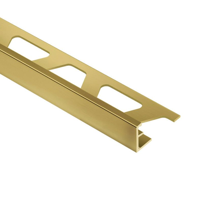 Schluter SCHIENE-M Straight Edge Solid Brass Tile Trim 2.5m