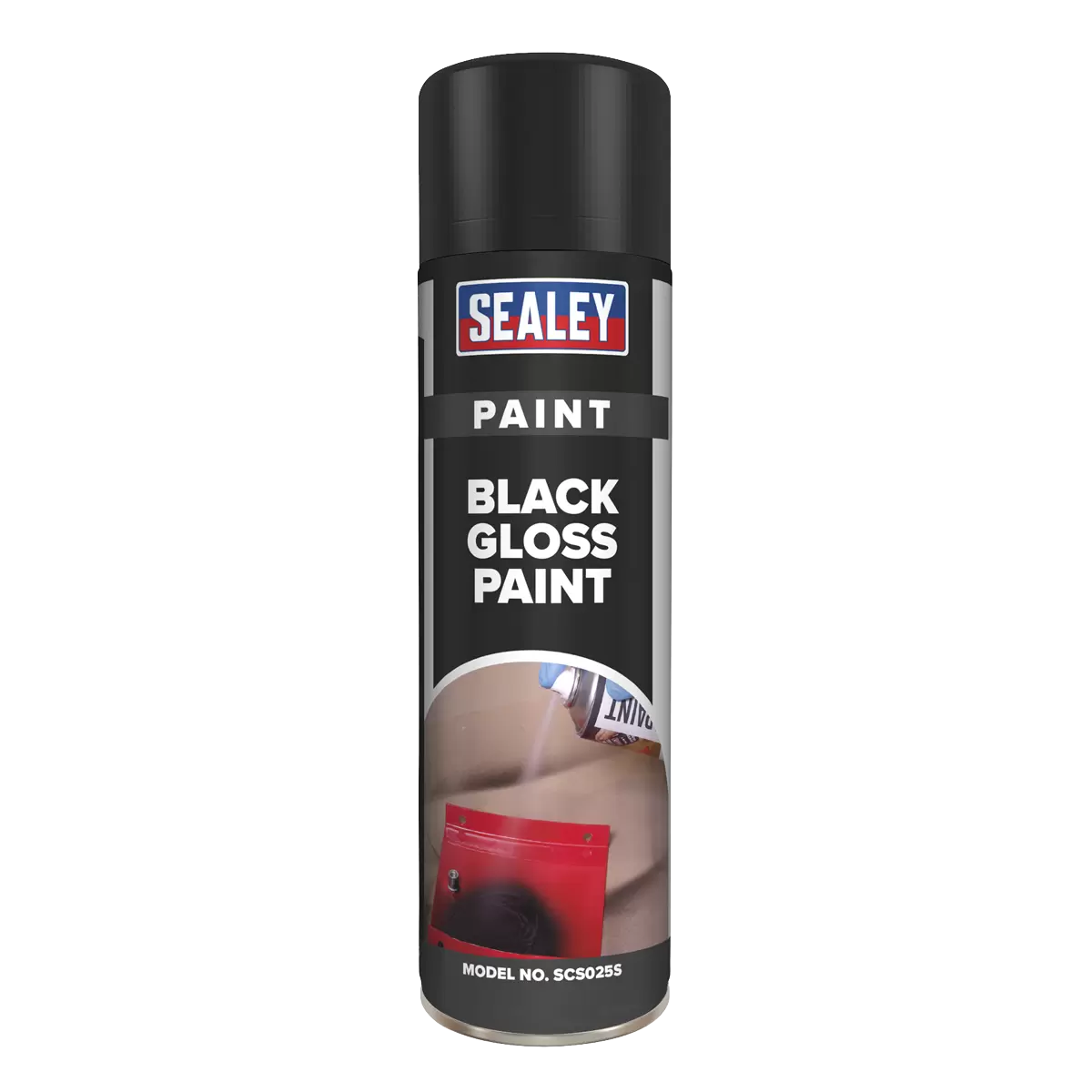 Sealey SCS025S Gloss Paint Black 500ml