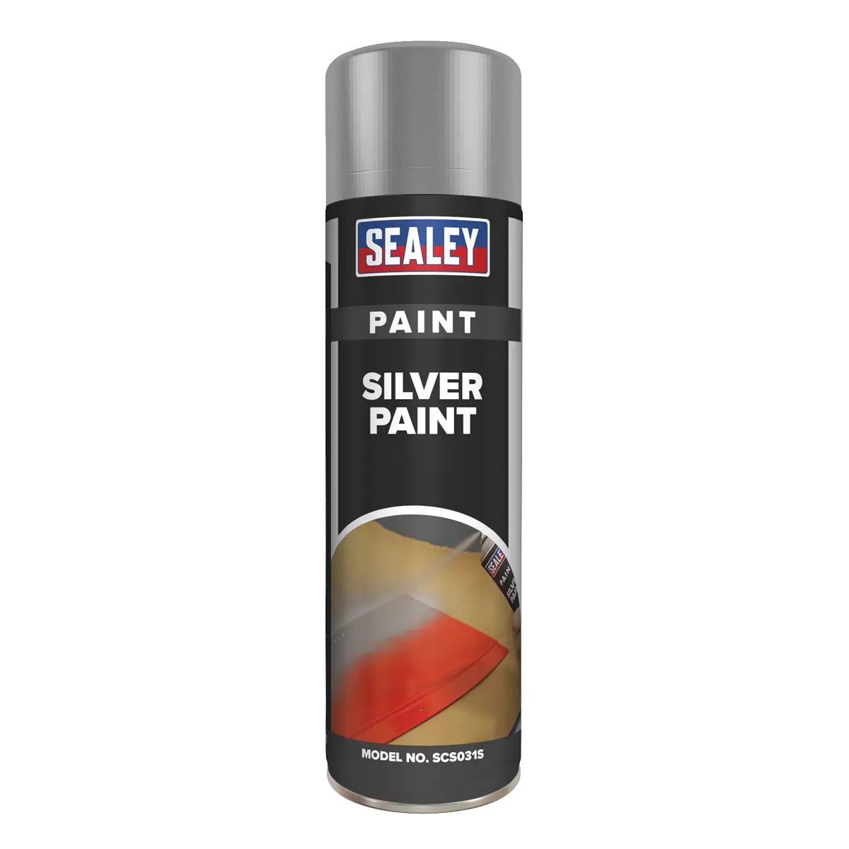 Sealey SCS031S Silver Paint 500ml