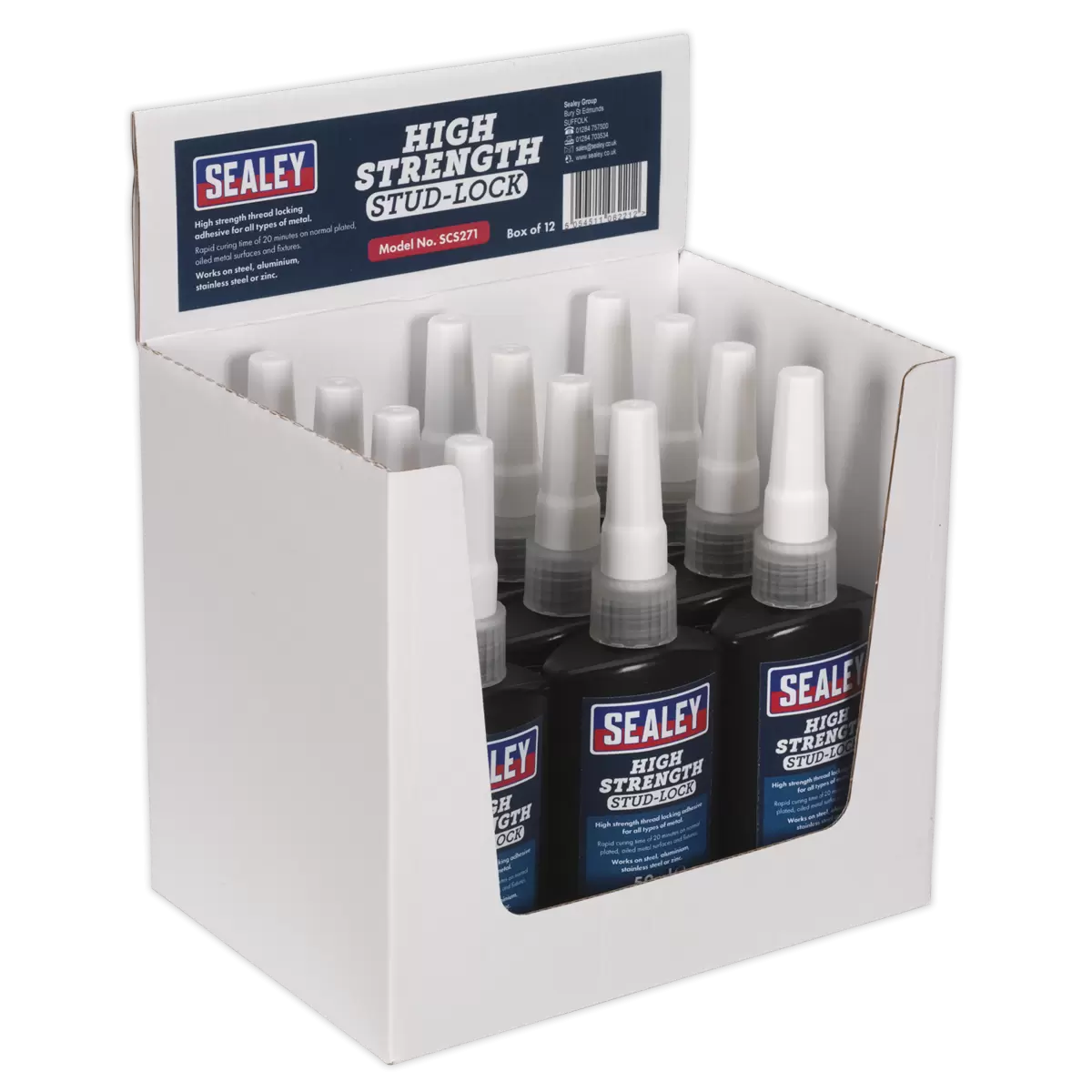 Sealey Stud Lock 50ml Pack 12