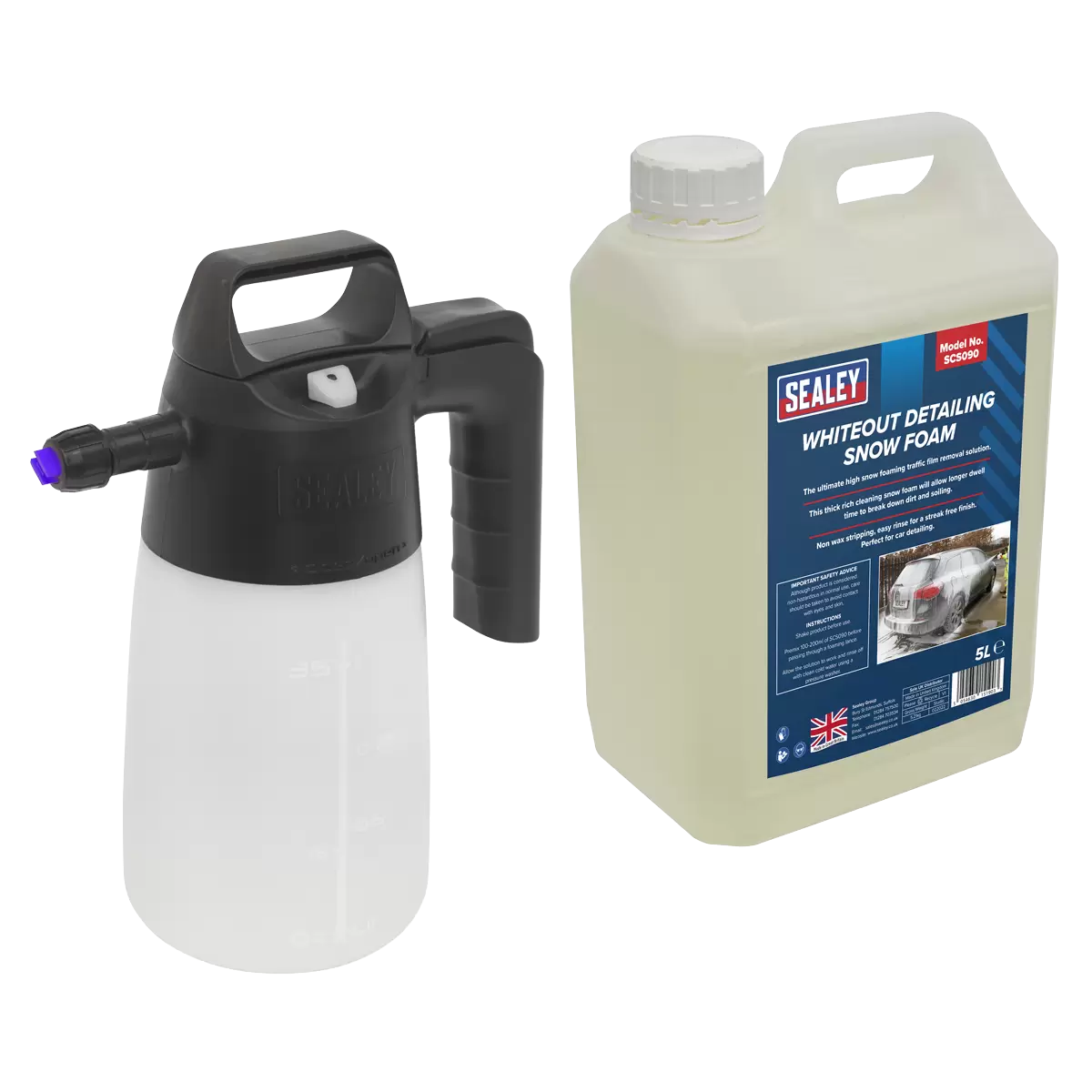 Sealey - SCSG08COMBO - Premier Snow Foam Sprayer with Snow Foam