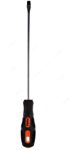 Clarke Fibre Handle Flat Screwdriver SDF10FC