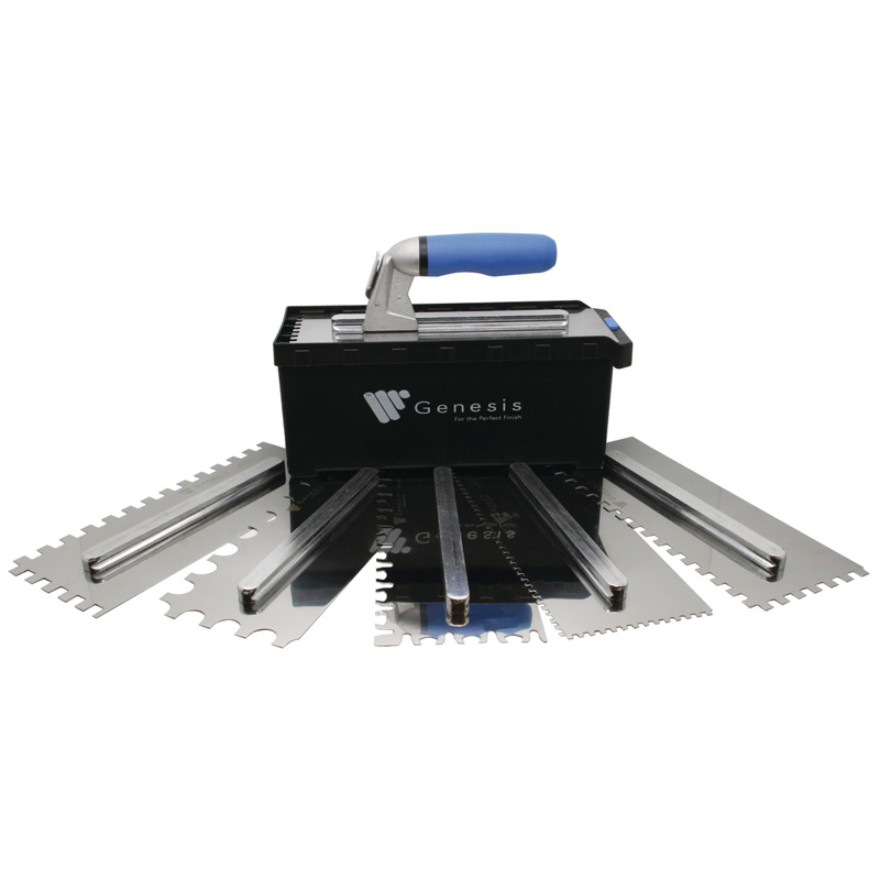 Genesis Stainless Steel 6-Blade Trowel Box Set 965SET