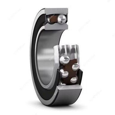 SKF Self-Aligning Ball Bearing, 2204E-2RS1TN9, 18MM Width, 20MM Bore Dia, 47MM Outer Dia