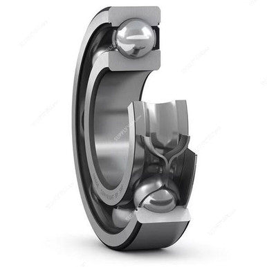 SKF Deep Groove Ball Bearing With Seal, 6202-Z, 11MM Width, 15MM Bore Dia, 35MM Outer Dia