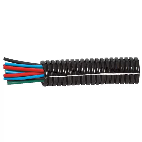 Durite 3-331-40 - Convoluted Split Black Polyamide Tubing 8.5 NW 100M