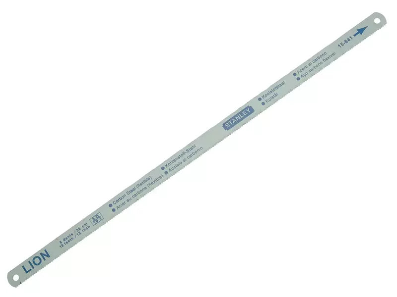 Stanley Flexible Hacksaw Blade 300mm Pack 5 (18 24 32 TPI)