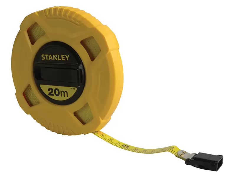 Stanley Closed Case Fibreglass Long Tape 20m (Width 13mm)