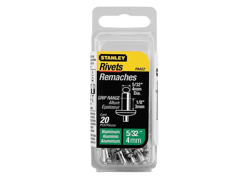 Stanley Aluminium Rivets 5x3mm