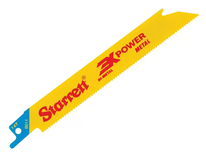 Stanley B614-5 Bi-Metal Reciprocating Blade Metal Straight 152mm 14 TPI Pack 5