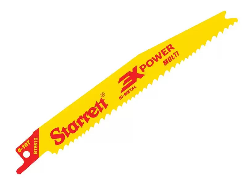 Stanley BT6610-5 Bi-Metal Reciprocating Blade Tapered 152mm 6-10 TPI Pack 5