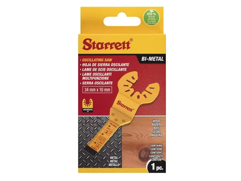 Stanley - STRKSO00B10 - KSO-00B10 Plunge Bi-metal Oscillating Blade 34 x 10mm x 18 TPI