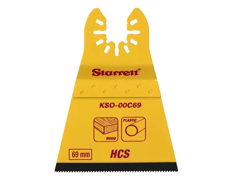 Stanley Flat-sided HCS Oscillating Blade 69 x 42mm x 18 TPI