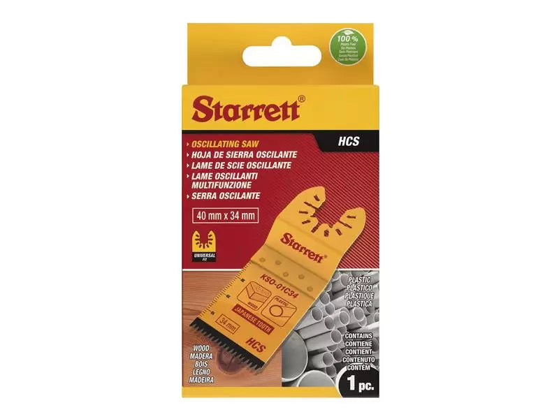 Stanley Plunge HCS Oscillating Blade - Japanese Teeth 40 x 34mm x 18 TPI