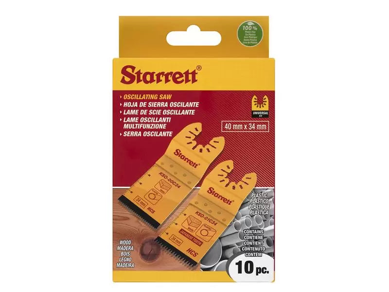 Stanley Oscillating Blade Set 10pc