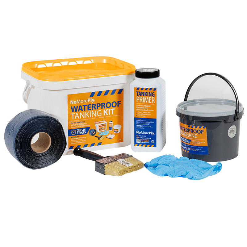 No More Ply Waterproof Tanking Kit