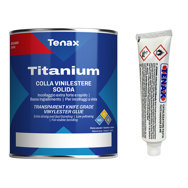 Tenax Titanium Knife Grade Black 1000ml With Hardener