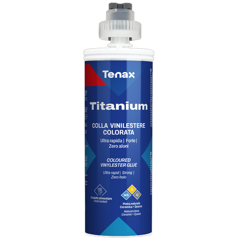 Tenax Titanium Extra Rapid Epoxy Resin Cartridge 250ml