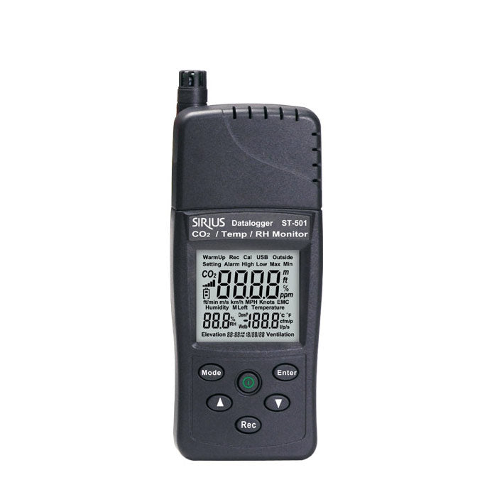 Tenmars ST-501 CO2 Temperature RH Monitor