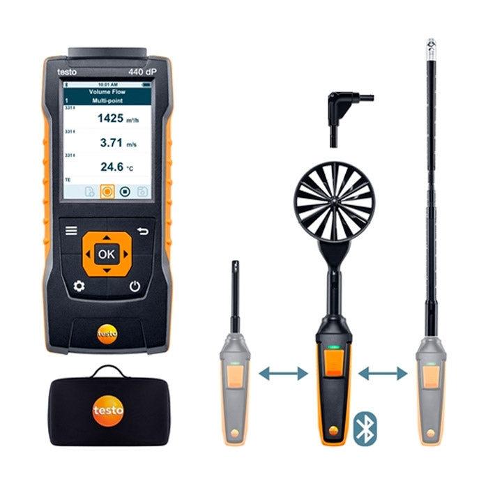 Testo 440 dP Air Flow Combo Kit 2