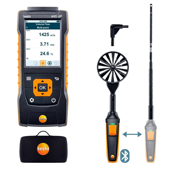 Testo 440 dP Air Flow Combo Kit 1