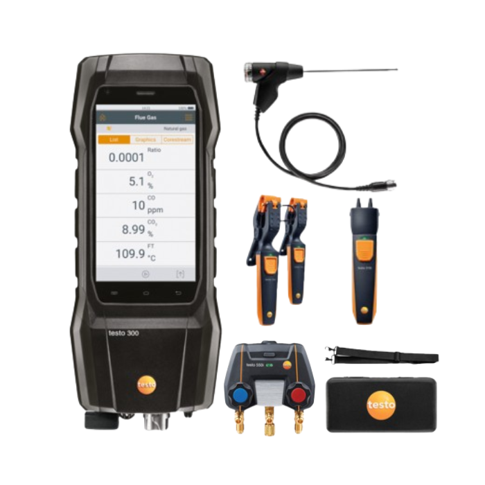 Testo 300+ Smart Heat Pump Kit
