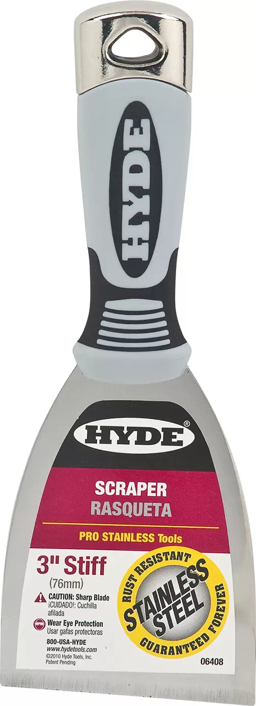 Hyde Scraper Soft Grip 3 Inch