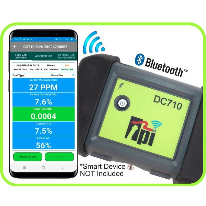 TPI DC710 Flue Gas Analyser