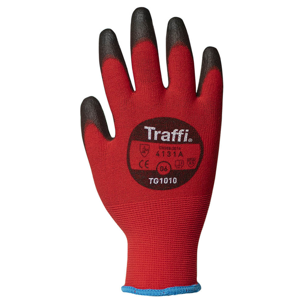 Traffi TG1010 PU Safety Gloves