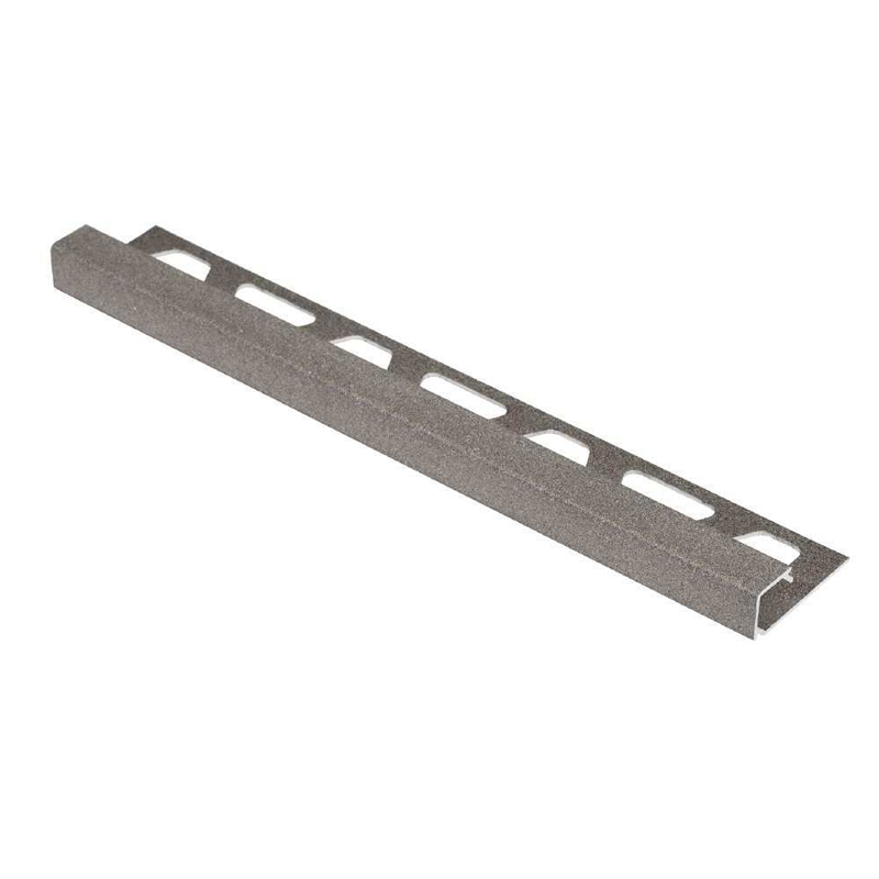 Schluter QUADEC TRENDLINE-TSSG Square Edge Textured Natural Stone Grey 2.5m