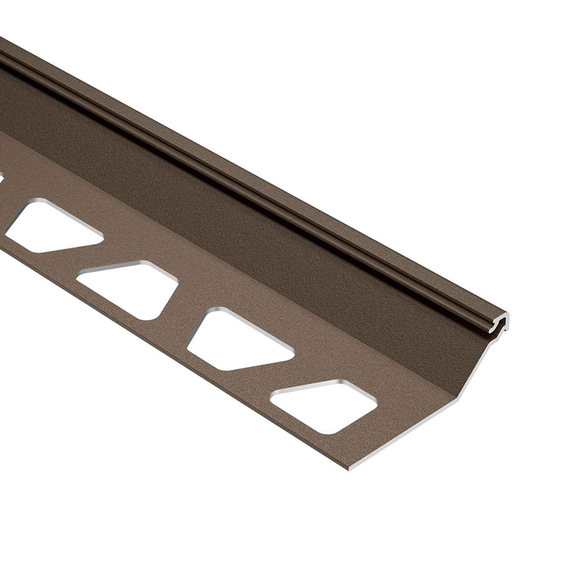 Schluter FINEC-SQ-TSB Textured Natural Beige Aluminium Finishing Profile 2.5m