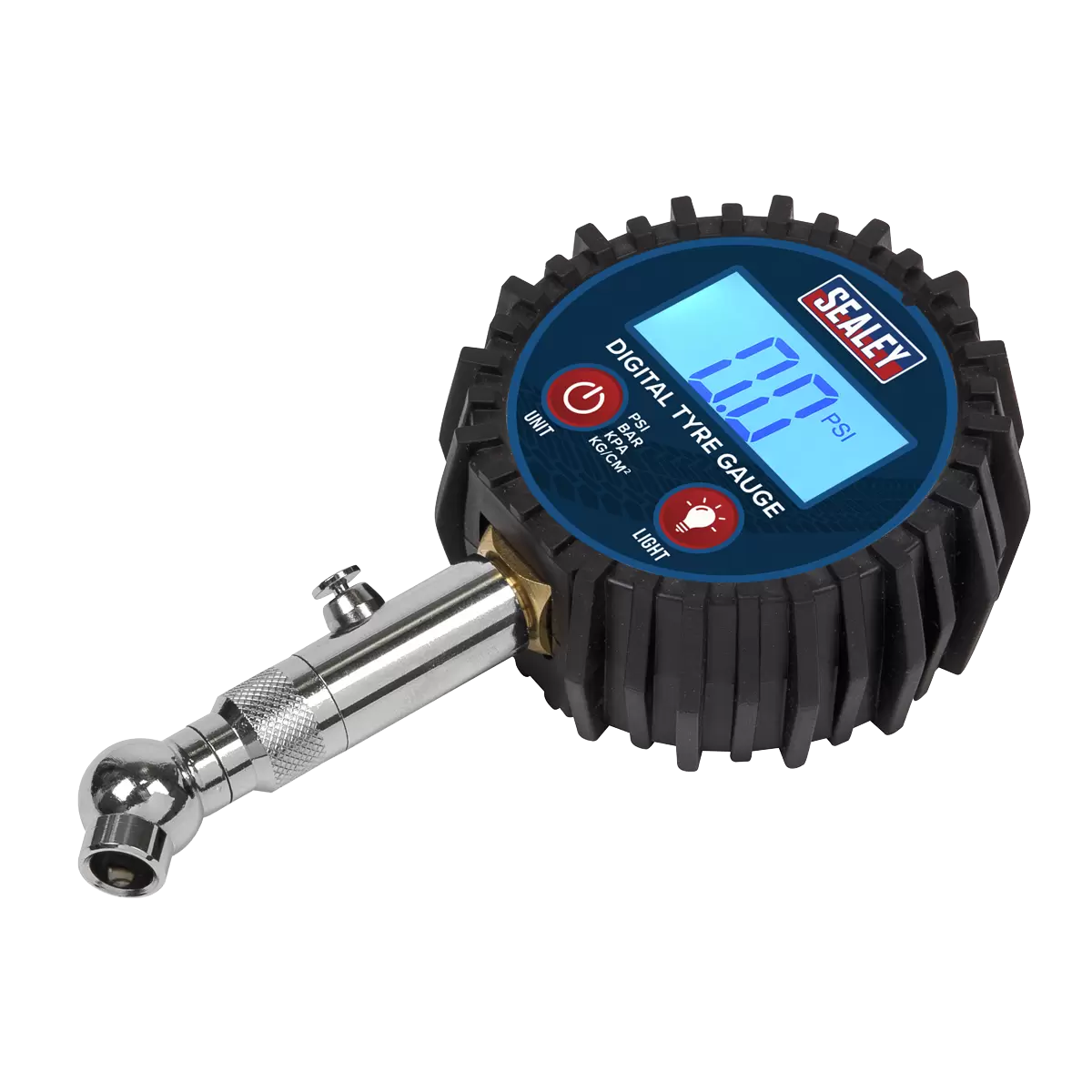 Sealey - TST001 - Digital Tyre Pressure Gauge with Swivel Head & Quick Release