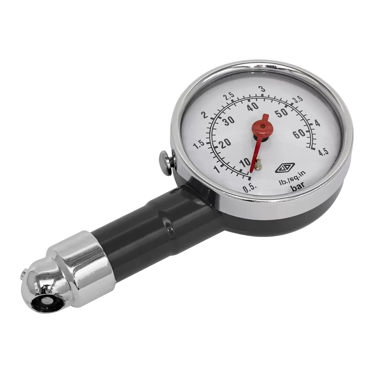 Sealey - TST/PG97 - Tyre Pressure Gauge Dial Type 0-4.5bar(0-60psi)
