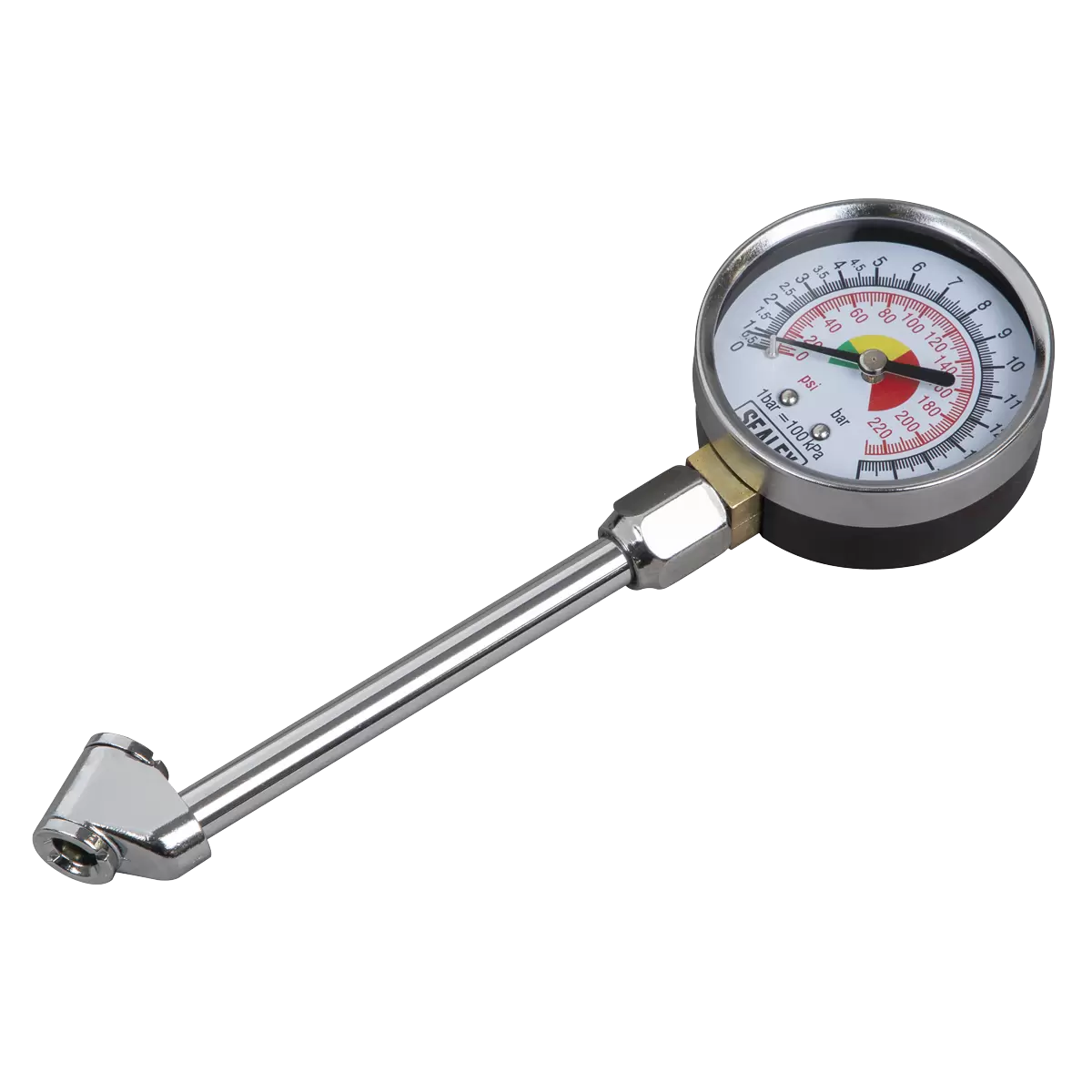 Sealey - TSTPG34 - Twin Connector Tyre Pressure Gauge