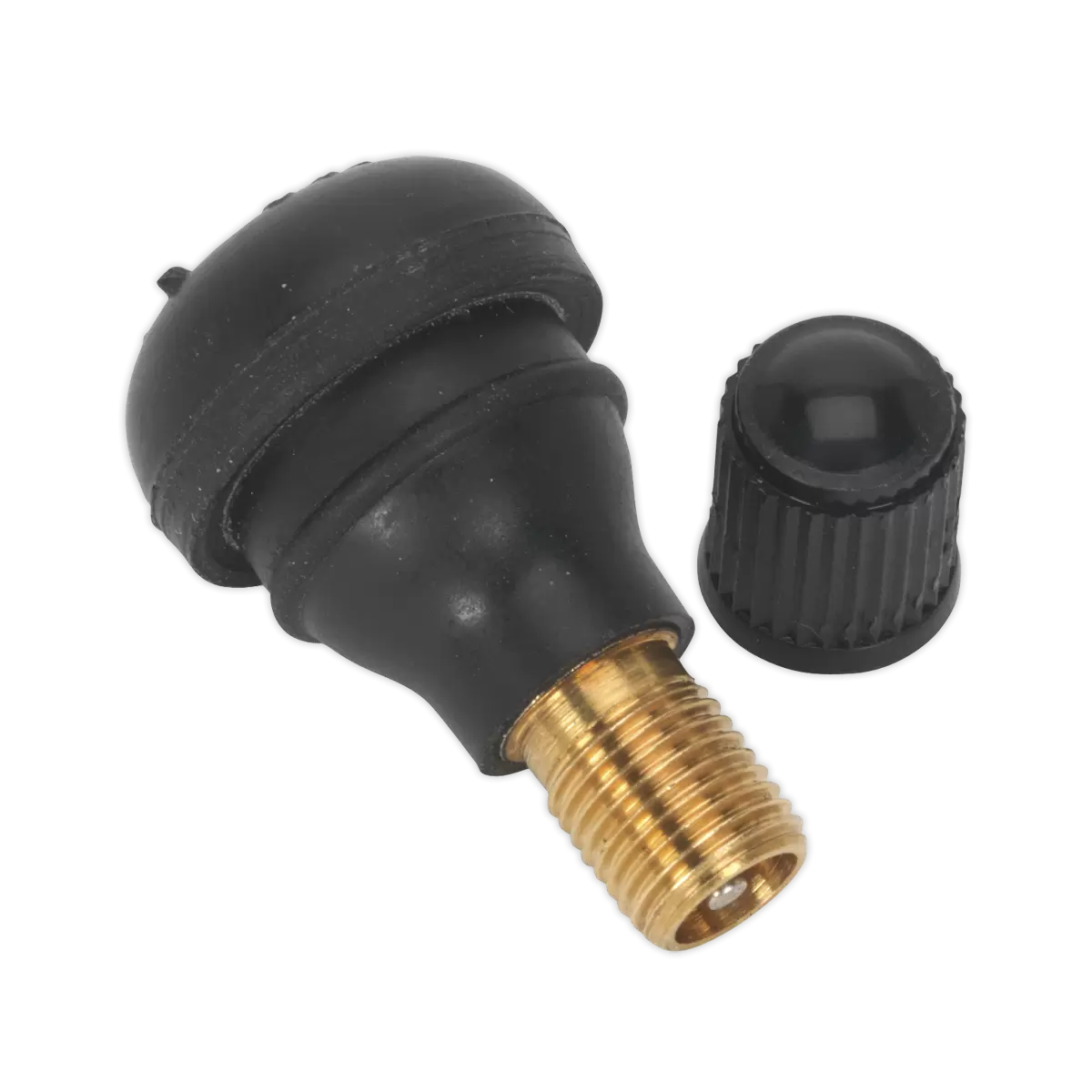 Sealey - TV412 - Snap-in Tubeless Tyre Valve, Type TR412 - Pack of 100