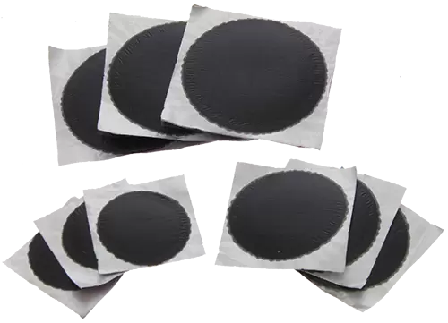 Workshop Warehouse TY105 Tube Patches Black Edge 94mm No5