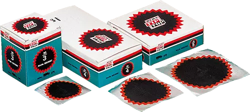 Workshop Warehouse TY116 Tube Patches Red Edge 116mm No6