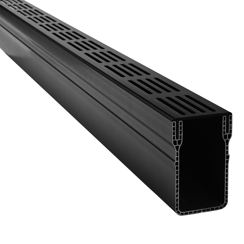Dural U-Drain Pro Drainage Channel System 65mm Black (Choice Of Size)