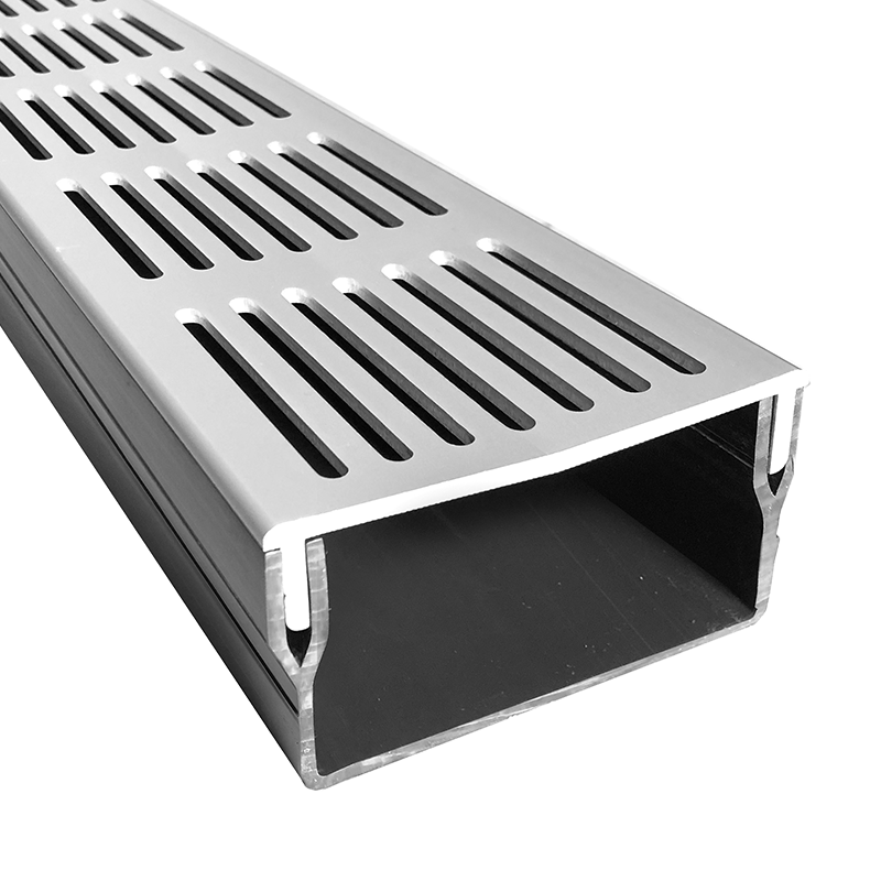 Dural U-Drain Pro Drainage Channel System 105mm Silver (Choice Of Size)