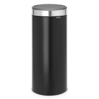 Brabantia Touch Bin with Fingerprint Proof Lid (30 L, Black)