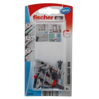 Fischer DuoPower Universal Plug W/ Screw Pack, S PH K (0.7 x 4 cm, 6 Pc.)