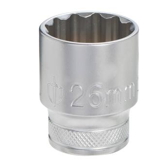 Magnusson Chrome Vanadium Steel Standard Socket, MT14 (3.4 cm)