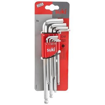 1800500 Hex Key Wrench Set (1.5-10 mm, Pack of 9)