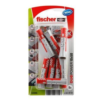 Fischer DuoPower Universal Wall Anchor Pack (0.8 x 8 cm, 8 Pc.)