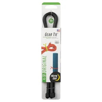 Nite Ize Gear Tie Reusable Rubber Twist Tie Pack (2 Pc., 45.7 cm)