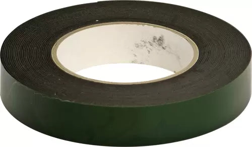 Workshop Warehouse VC404 D/Sided Adhv Foam Tape Green 25mm x10m