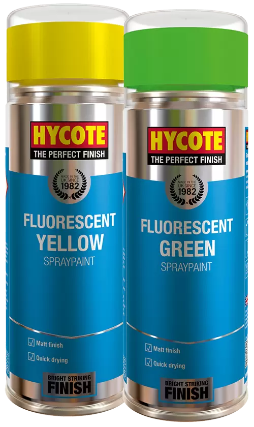 Workshop Warehouse VC465 HYCOTE Paint Fluorescent Yellow 400ml