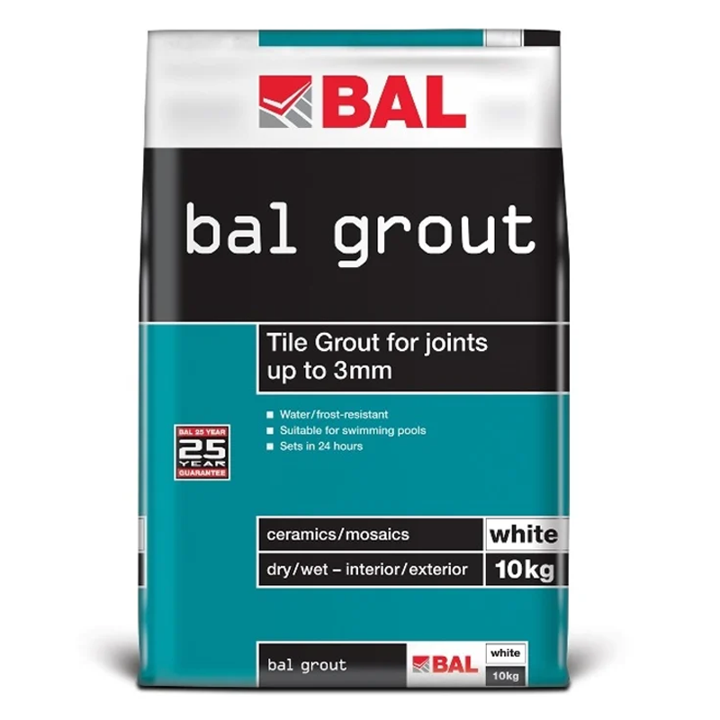 BAL Grout White Tile Wall Grout 10kg