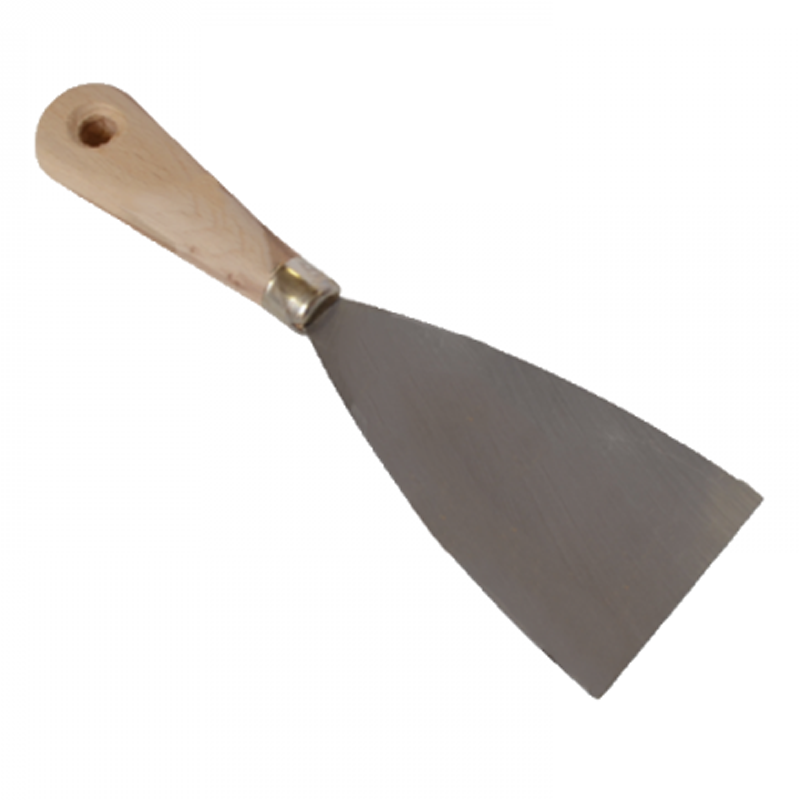 Wooden Handle Steel Scraper (Choice Of Size)