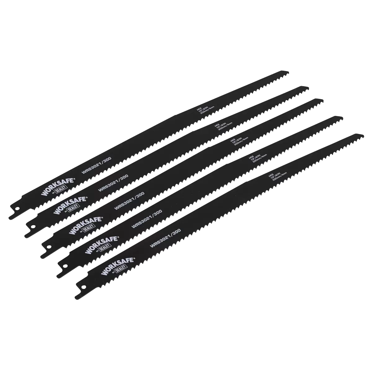 Sealey Reciprocating Saw Blade 300mm 6tpi Pack of 5